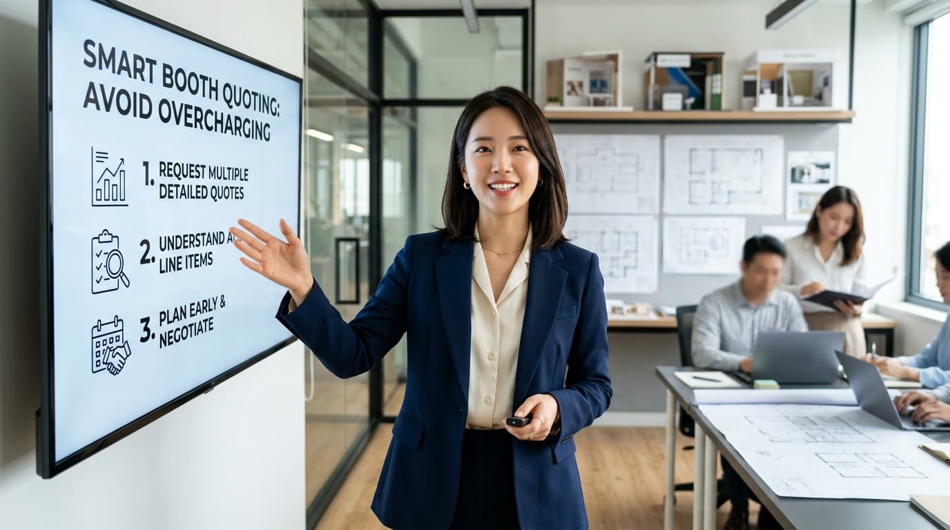부스 견적, 왜 업체마다 천차만별일까요? 바가지 안 쓰는 법 3가지
